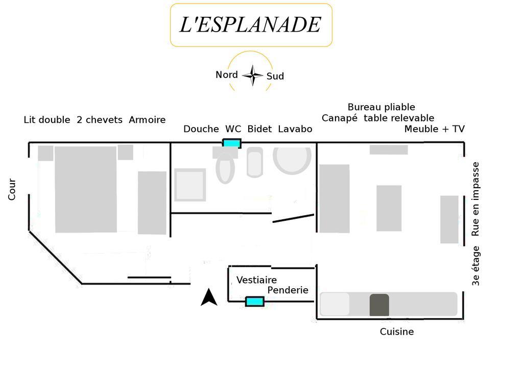 L'Esplanade Apartment Nice Ngoại thất bức ảnh